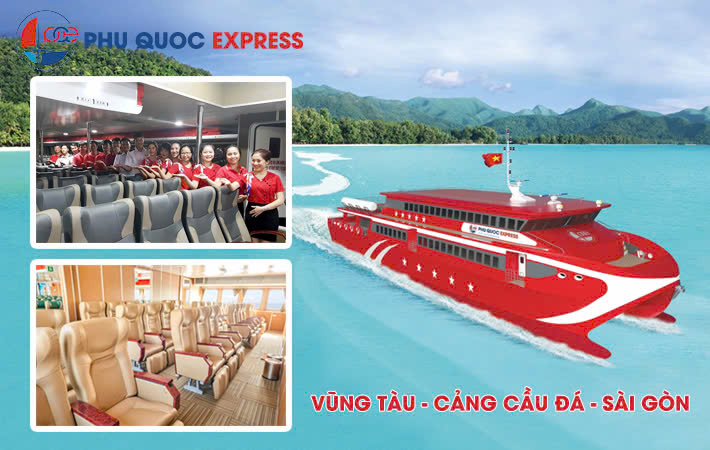 Tàu cao tốc Phú Quốc Express 18 Vũng Tàu - Sài Gòn